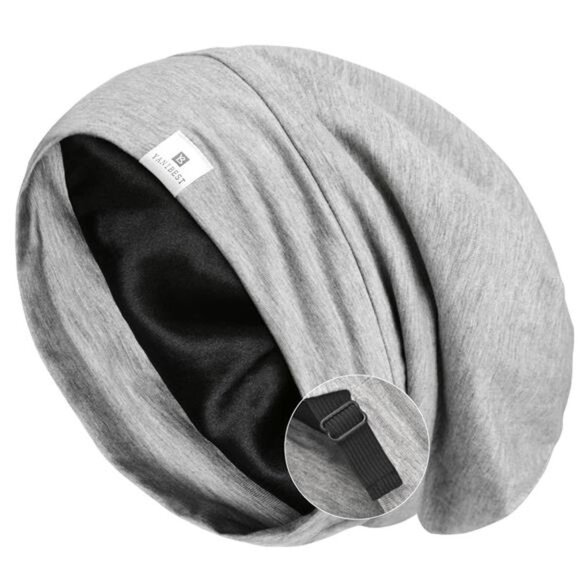 Slouchy Beanie Hat Satin Lined Sleep Cap Satin Bonnet Chemo Headwear Caps main image 4